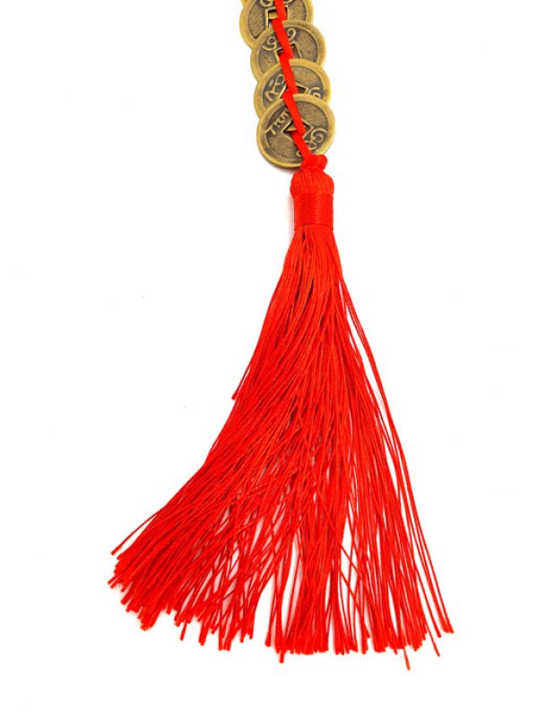 Cliquez sur la vignette pour agrandir et survolez la photo pour zoomer 5 Pièces chinoises Feng Shui avec noeud sans fin 3