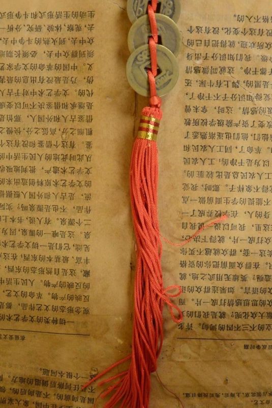 Cliquez sur la vignette pour agrandir et survolez la photo pour zoomer 7 Grandes Pièces chinoises Feng Shui avec noeud sans fin 2