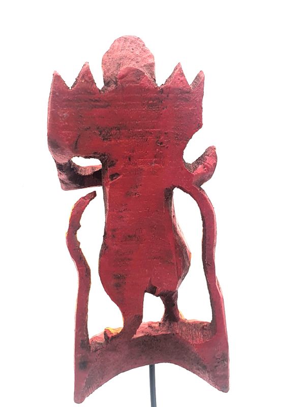 Cliquez sur la vignette pour agrandir et survolez la photo pour zoomer Ancien bois Chinois époque Qing Guerrier 3