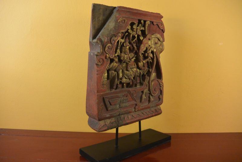 Cliquez sur la vignette pour agrandir et survolez la photo pour zoomer Ancien Grand Bois de Chine Mandarin 1 4