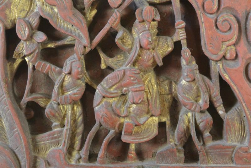 Cliquez sur la vignette pour agrandir et survolez la photo pour zoomer Ancien Grand Bois de Chine Mandarin 2 3