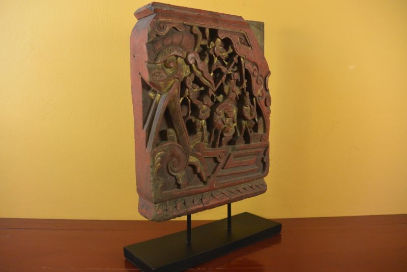 Cliquez sur la vignette pour agrandir et survolez la photo pour zoomer Ancien Grand Bois de Chine Mandarin 2 4