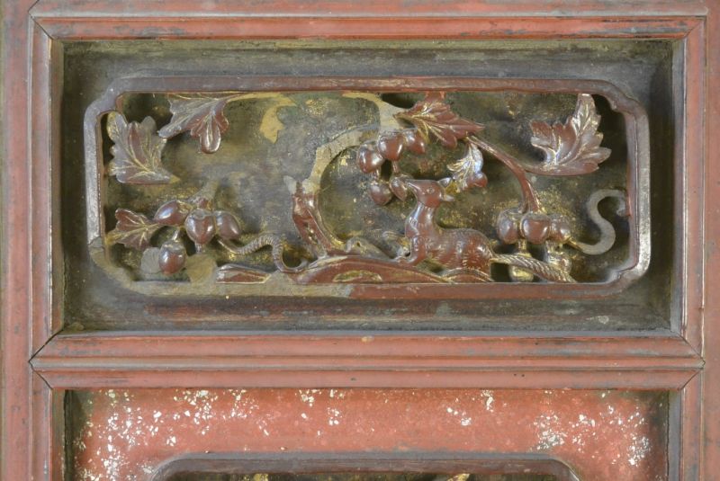 Cliquez sur la vignette pour agrandir et survolez la photo pour zoomer Ancien Grand Bois de Chine Oiseaux 1 2