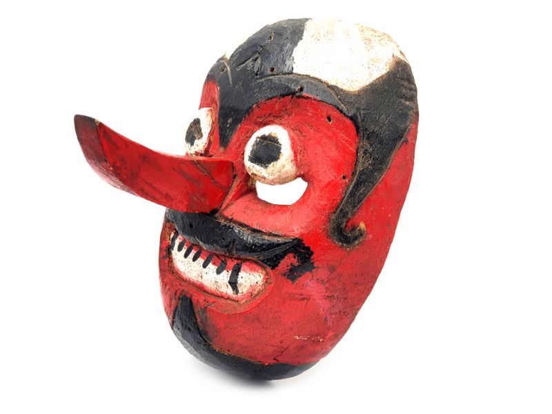 Ancien masque de Java (100 ans) - Théâtre indonésien - Masque Topeng javanais