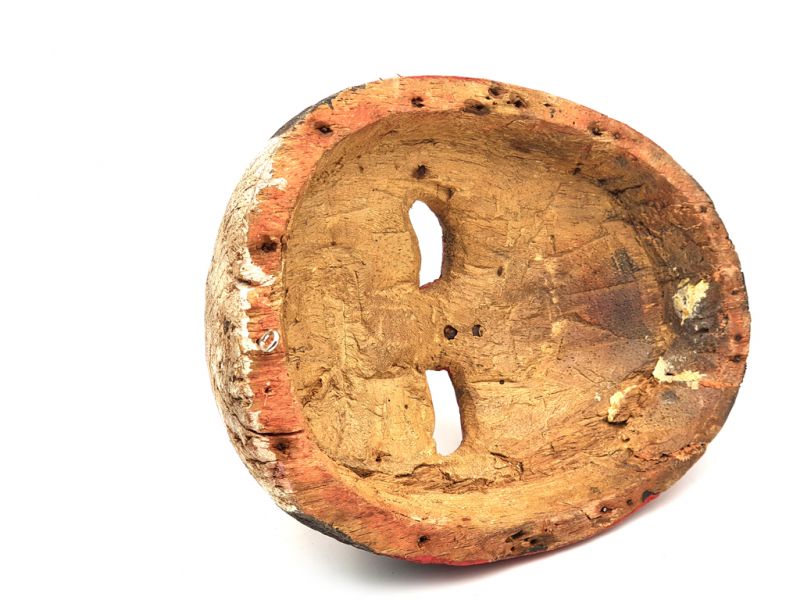 Cliquez sur la vignette pour agrandir et survolez la photo pour zoomer Ancien masque de Java (100 ans) - Théâtre indonésien - Masque Topeng javanais 5