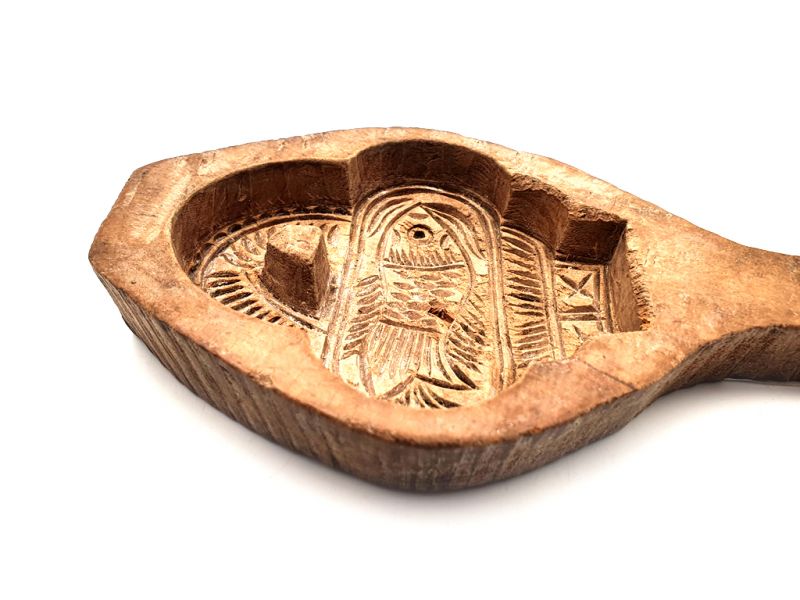 Cliquez sur la vignette pour agrandir et survolez la photo pour zoomer Ancien Moule Chinois en Bois Petit poisson 2