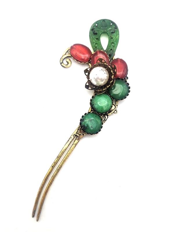 Ancien Pic à cheveux chinois - Jade