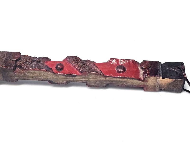 Cliquez sur la vignette pour agrandir et survolez la photo pour zoomer Ancien Pinceau Sculpté à Motifs de Nuée et Dragon – Splendeur Calligraphique Qing 5