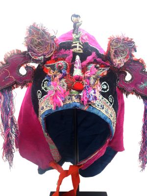 Ancienne Coiffe d'enfant Minorité Miao