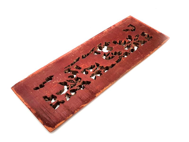 Cliquez sur la vignette pour agrandir et survolez la photo pour zoomer Ancienne plaque en Bois - Dynastie Qing - Le cheval dans la forêt 3