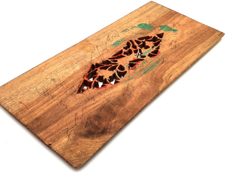 Cliquez sur la vignette pour agrandir et survolez la photo pour zoomer Ancienne plaque en Bois - Dynastie Qing - Les animaux de la forêt 3