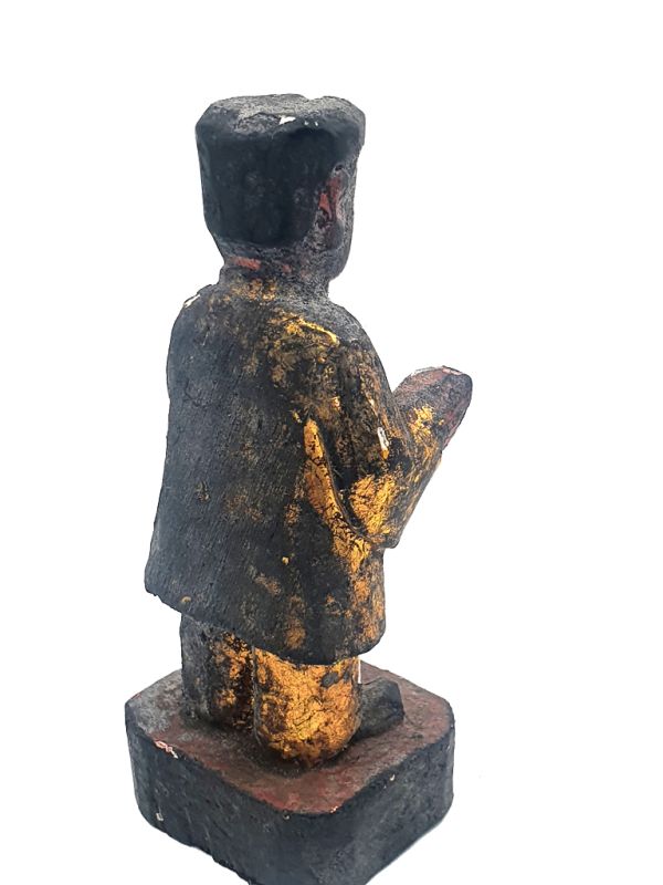 Cliquez sur la vignette pour agrandir et survolez la photo pour zoomer Ancienne reproduction - Petite Statue votive Chinoise - L'empereur enfant 3