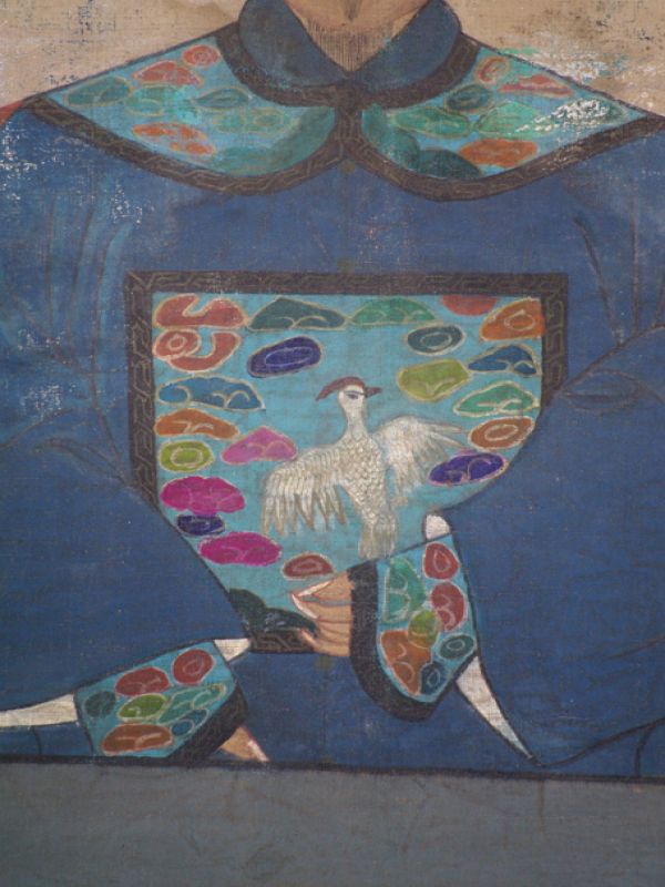 Cliquez sur la vignette pour agrandir et survolez la photo pour zoomer Ancienne reproduction - Portrait d'ancêtres Chinois - Empereur 2 3