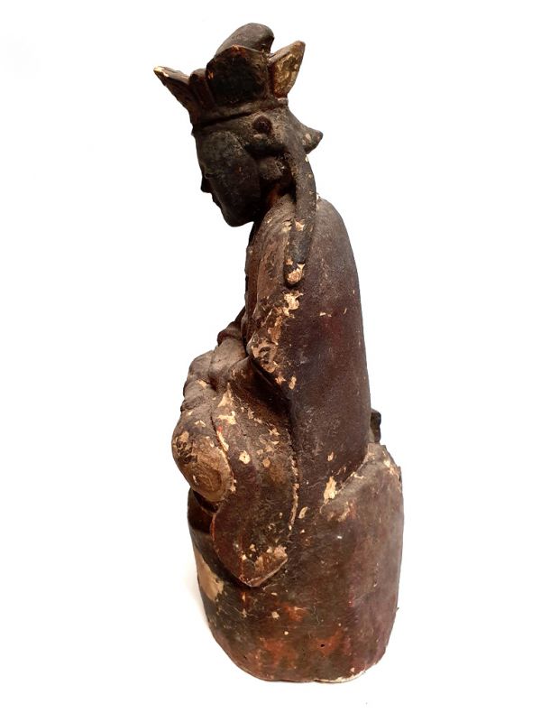 Cliquez sur la vignette pour agrandir et survolez la photo pour zoomer Ancienne Statue Chinoise Statue du Dieu de la Guerre 4