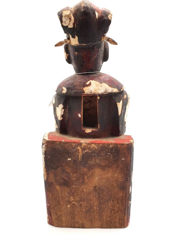 Cliquez sur la vignette pour agrandir et survolez la photo pour zoomer Ancienne statue votive chinoise - Homme chinois 5