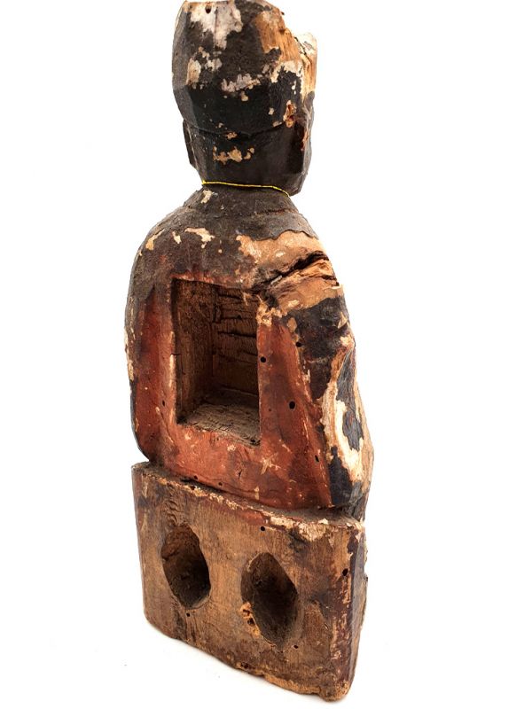 Cliquez sur la vignette pour agrandir et survolez la photo pour zoomer Ancienne statue votive chinoise - Vieille dame 4