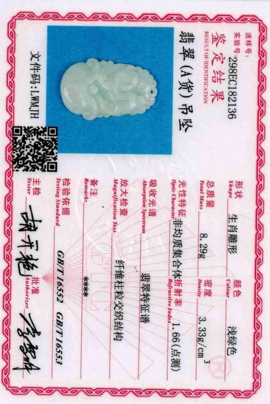 Cliquez sur la vignette pour agrandir et survolez la photo pour zoomer Astrologie chinoise Signe du Zodiaque en Jade Cochon 5