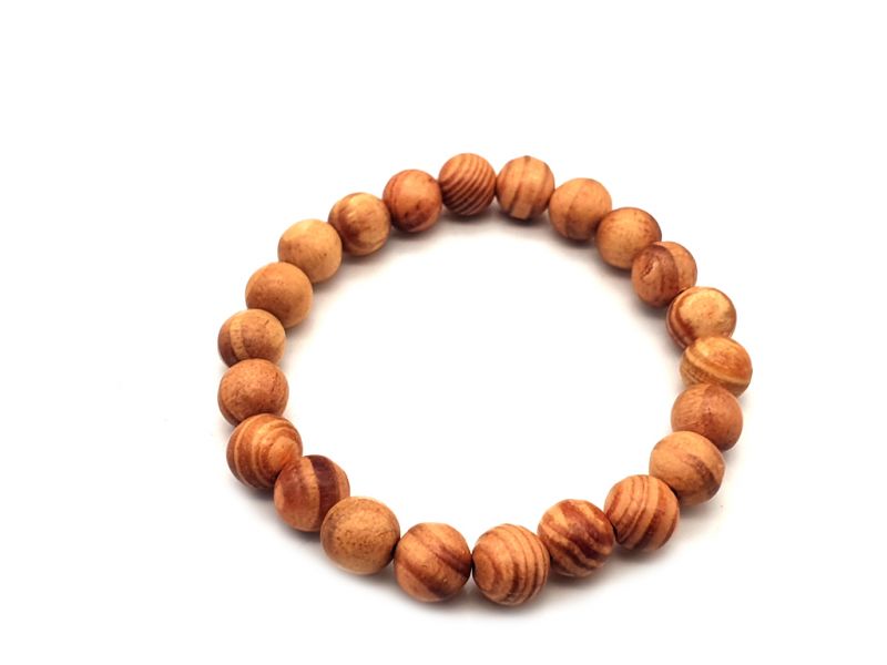 Cliquez sur la vignette pour agrandir et survolez la photo pour zoomer Bijoux - Bracelet Mâlâ Tibétains en bois - 100% Naturel - Bois impérial - Raja Kayu 2