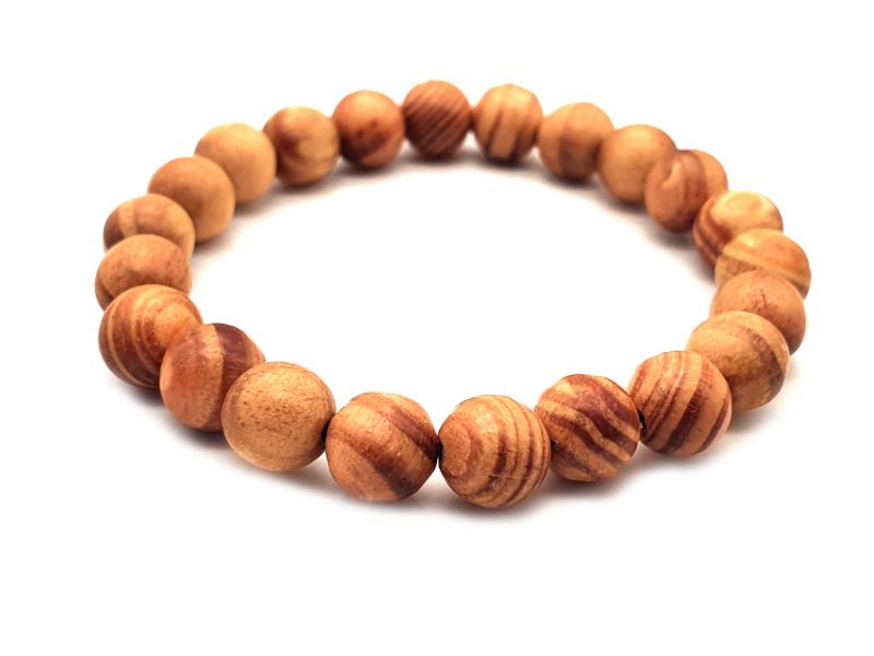 Cliquez sur la vignette pour agrandir et survolez la photo pour zoomer Bijoux - Bracelet Mâlâ Tibétains en bois - 100% Naturel - Bois impérial - Raja Kayu 3