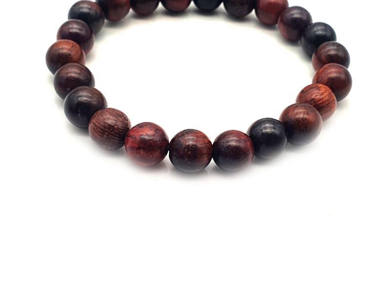Cliquez sur la vignette pour agrandir et survolez la photo pour zoomer Bijoux - Bracelet Mâlâ Tibétains en bois - 100% Naturel - Palissandre 3