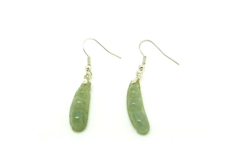 Boucle d'oreilles Feng Shui en Jade