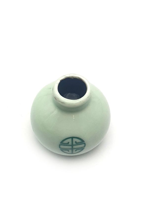 Cliquez sur la vignette pour agrandir et survolez la photo pour zoomer Bouteille en porcelaine - Encre de Chine liquide - 10ml - Pot vert celadon - Encre qualité supérieur 3