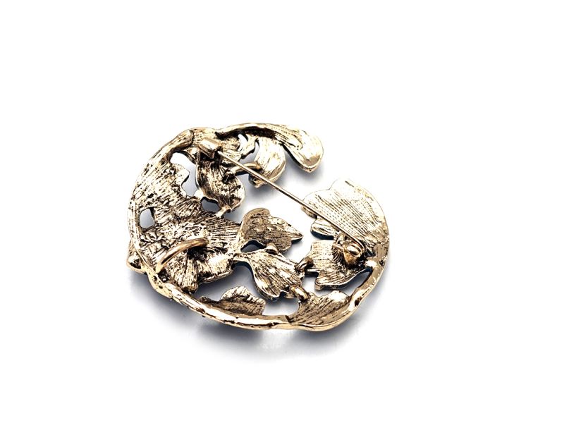 Cliquez sur la vignette pour agrandir et survolez la photo pour zoomer Broche chinoise en émail - Cloisonnée - La fleur 5