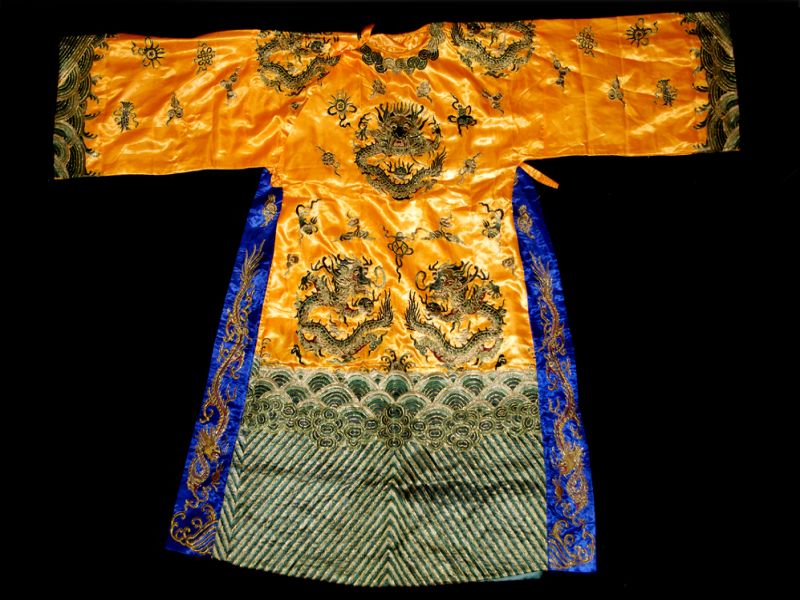 Costume traditionnels de Théâtre Chinois (age 10ans) - Orange