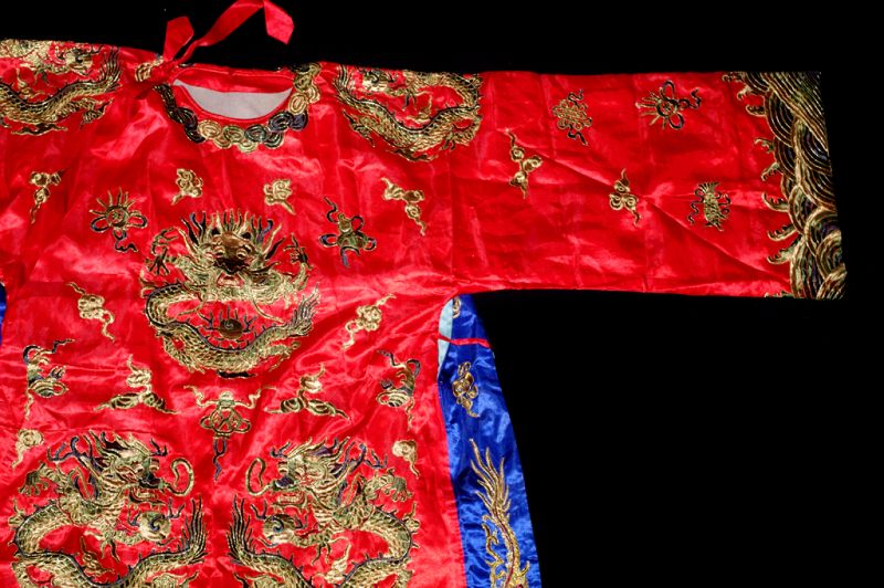 Cliquez sur la vignette pour agrandir et survolez la photo pour zoomer Costume traditionnels de Théâtre Chinois (age 10ans) - Rouge - Qualité exceptionnelle 2