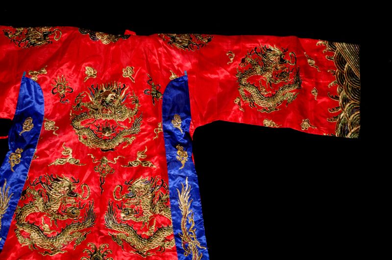 Cliquez sur la vignette pour agrandir et survolez la photo pour zoomer Costume traditionnels de Théâtre Chinois (age 10ans) - Rouge - Qualité exceptionnelle 5