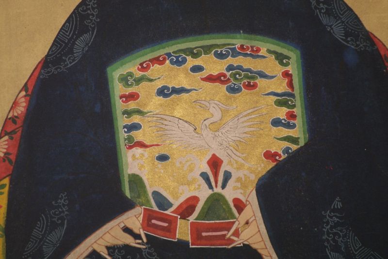 Cliquez sur la vignette pour agrandir et survolez la photo pour zoomer Couple d'ancêtres chinois Empereur de Chine Bleu Marine 5