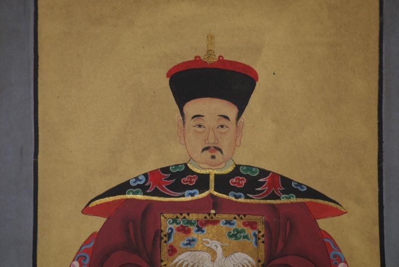 Cliquez sur la vignette pour agrandir et survolez la photo pour zoomer Dignitaires Chinois Peinture Chine Bordeaux 4