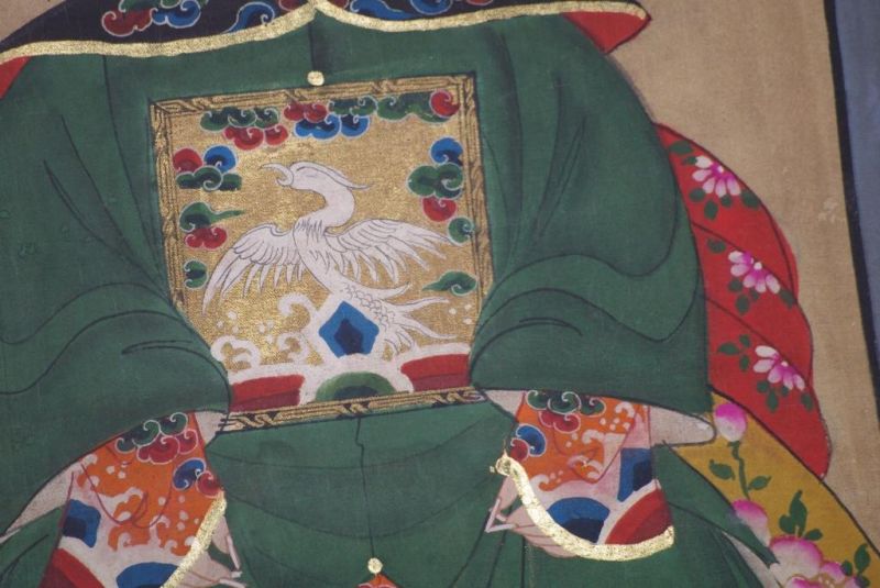 Cliquez sur la vignette pour agrandir et survolez la photo pour zoomer Dignitaires Chinois Peinture Chine Vert Clair 5