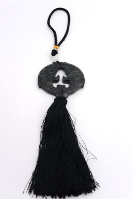 Feng Shui Chic - Pompon en Jade - Poissons - Noir