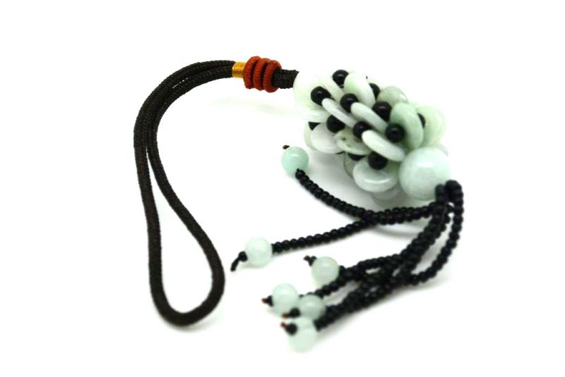 Cliquez sur la vignette pour agrandir et survolez la photo pour zoomer Feng Shui en Jade catégorie A Chance 5