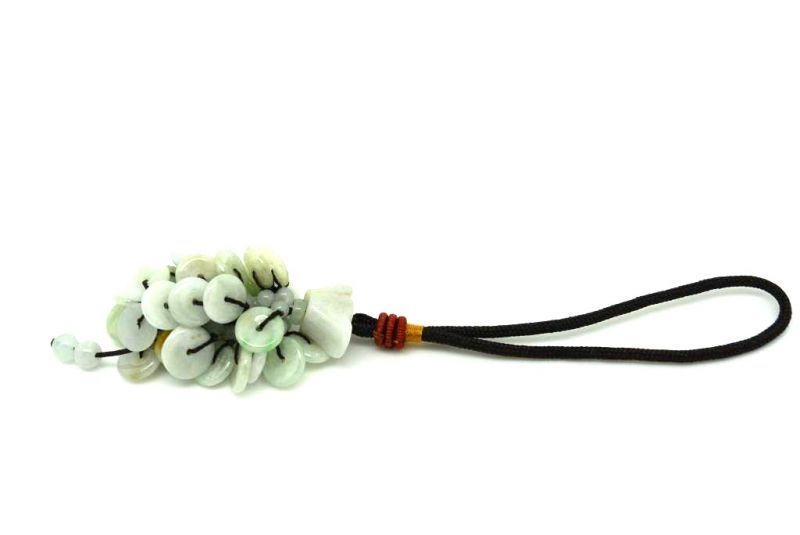 Cliquez sur la vignette pour agrandir et survolez la photo pour zoomer Feng Shui en Jade catégorie A Disques Bi 2