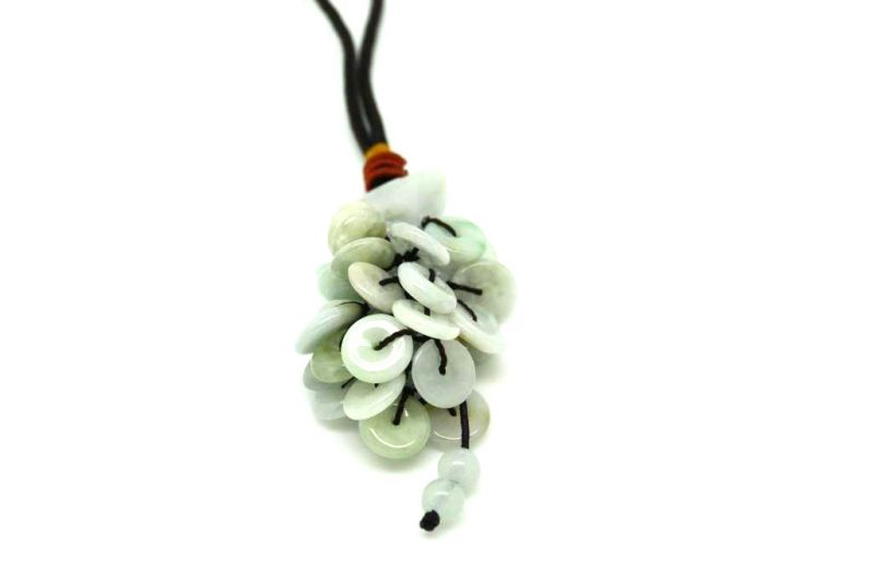 Cliquez sur la vignette pour agrandir et survolez la photo pour zoomer Feng Shui en Jade catégorie A Disques Bi 3