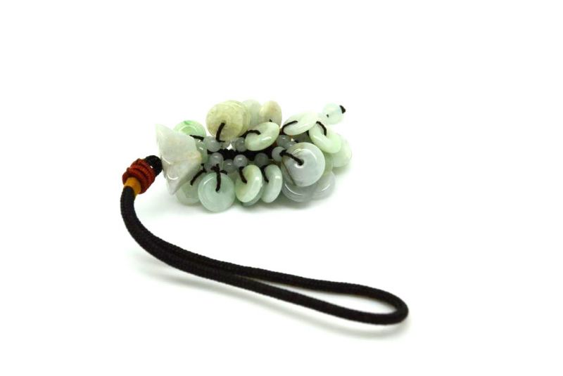 Cliquez sur la vignette pour agrandir et survolez la photo pour zoomer Feng Shui en Jade catégorie A Disques Bi 5