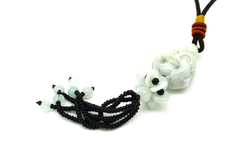 Cliquez sur la vignette pour agrandir et survolez la photo pour zoomer Feng Shui en Jade catégorie A Tête de bouddha 3