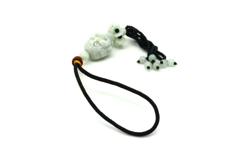 Cliquez sur la vignette pour agrandir et survolez la photo pour zoomer Feng Shui en Jade catégorie A Tête de bouddha 5