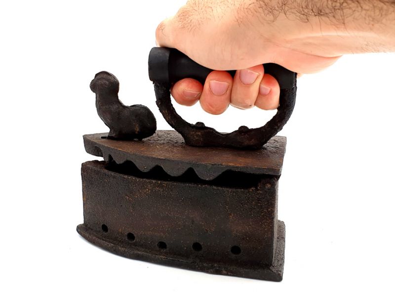 Cliquez sur la vignette pour agrandir et survolez la photo pour zoomer Fer à Repasser Chinois - Ancien - Province de Beijing 5