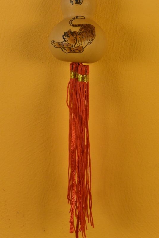 Cliquez sur la vignette pour agrandir et survolez la photo pour zoomer Gourde Wu Lou signe du zodiaque Tigre 3