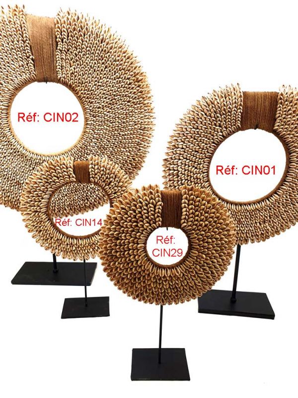 Cliquez sur la vignette pour agrandir et survolez la photo pour zoomer Grand Disque Bi Coquillages Indonésie 5