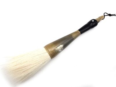 Grand pinceau chinois en corne de buffle - Poils de chèvre