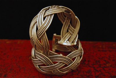 Bracelet ethnique Miao Tressé