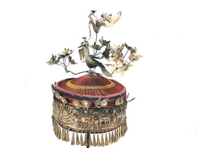 Chapeau ethnique de Jeune Fille Minorité Miao Chapeau ethnique de Jeune Fille Minorité Miao