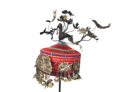 Chapeau ethnique de Jeune Fille Minorité Miao Chapeau ethnique de Jeune Fille Minorité Miao