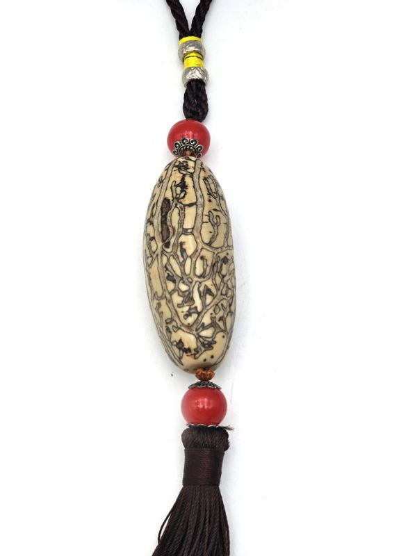 Cliquez sur la vignette pour agrandir et survolez la photo pour zoomer Ivoire végétal FengShui Fruit du Raphia Farinifera 2