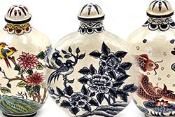 Tabatières Chinoises en métal