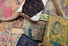 anciennes-briques-the-pu-erh-compressé-Pu-Erh